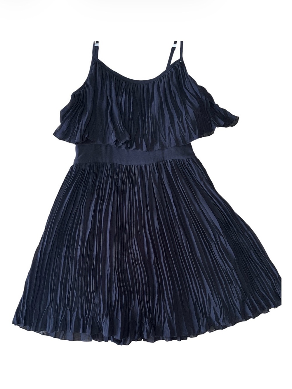 GUESS Pleated Tiered Cocktail Party Dress - Jet Black - NWT - Size 3